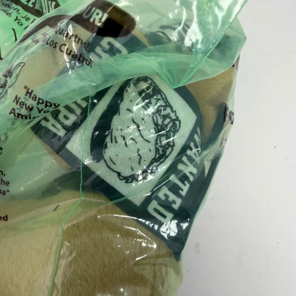 Vintage 1999 Taco Bell Talking Chihuahua Plush Sealed Drop the Chalupa Wanted